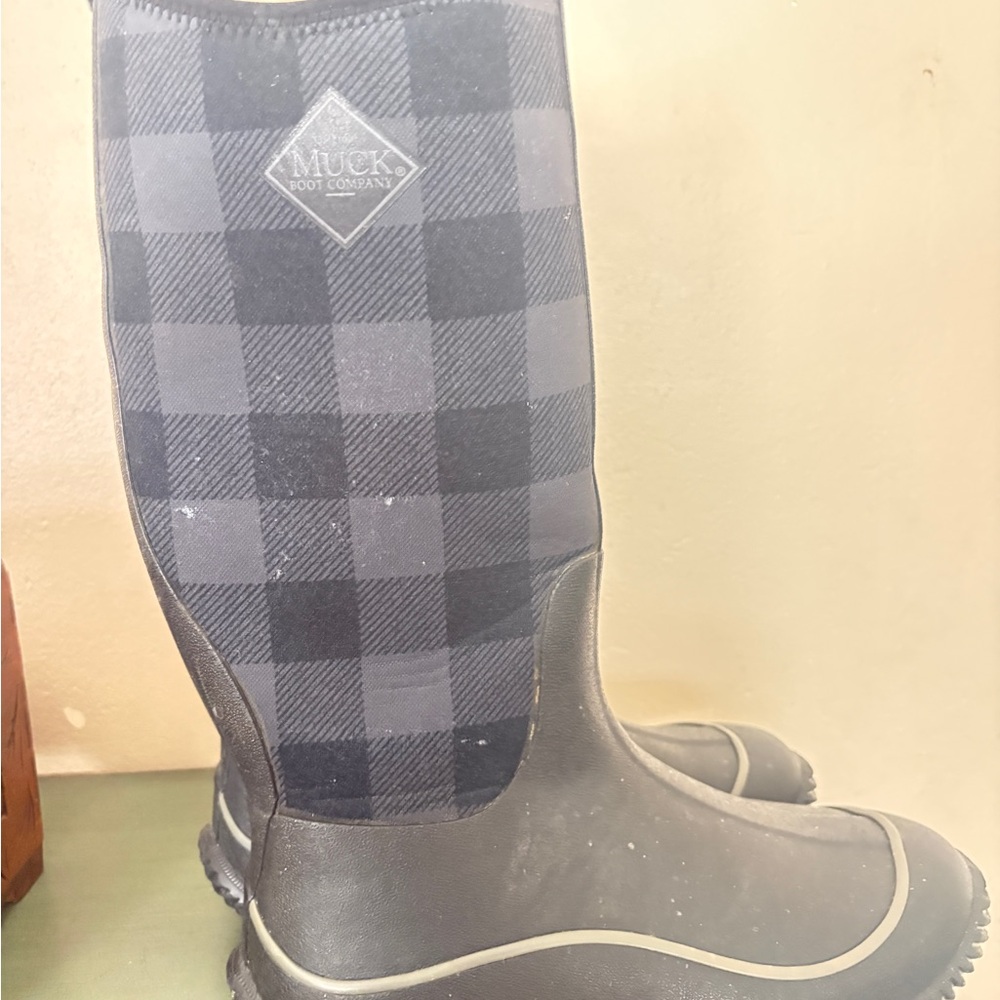 Muck Boot Company Plaid Rain Boots, waterproof, snow, winter